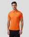 Castore Engineered Knit Golf Polo Shirt - Deep Orange