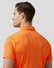 Castore Engineered Knit Golf Polo Shirt - Deep Orange