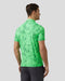 Castore Geo Printed Golf Polo Shirt - Lime
