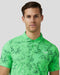 Castore Geo Printed Golf Polo Shirt - Lime