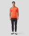 Castore Printed Tech Golf Polo Shirt - Deep Orange