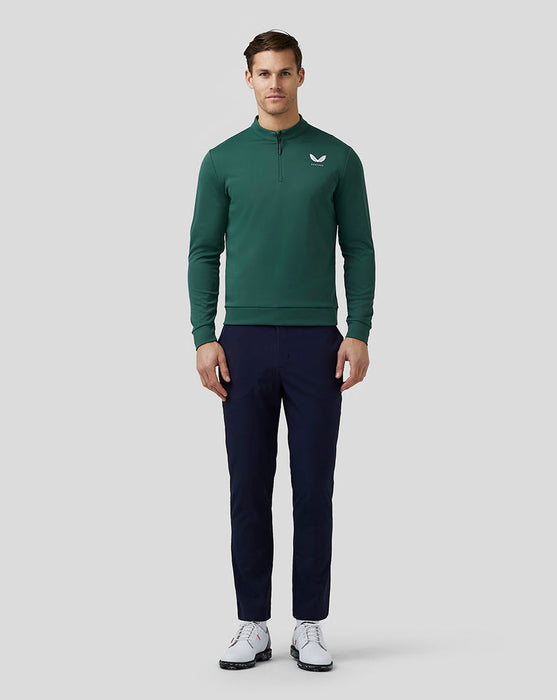 Castore Golf Club Classic Quarter Zip Men's Sweatshirt - Pine Grey
