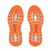 G/FORE MG4+ O2 Camo Accent Men's Spikeless Golf Shoes - New - white and orange sole view