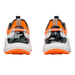 G/FORE MG4+ O2 Camo Accent Men's Spikeless Golf Shoes - New - white and orange back view of camo heel
