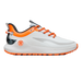 G/FORE MG4+ O2 Camo Accent Men's Spikeless Golf Shoes - New - ehite and orange side view