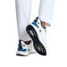 G/FORE MG4+ O2 Camo Accent Men's Spikeless Golf Shoes - New - white and navy on model