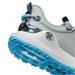G/FORE MG4+ O2 Men's Spikeless Golf Shoes - New - heel view - grey/blue