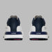 G/FORE G.112 Spikeless Golf Shoes in white and navy, view of the pair heels