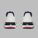 G/FORE Gallivan2R Split Toe G/LOCK Golf Shoes in white with navy trim and pink sole. View of the heels
