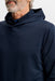 close up on model of J.Lindeberg Vent Golf Hoodie