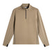 beige J.Lindeberg Lassy Quarter Zip Golf Mid Layer