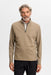 front facing male model wearing J.Lindeberg Lassy Quarter Zip Golf Mid Layer