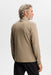 back of the J.Lindeberg Lassy Quarter Zip Golf Mid Layer in beige
