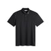 J.Lindeberg KV Golf Polo Shirt in black with small JL logo in white on collar