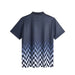J.Lindeberg Finn Print Golf Polo Shirt in navy showing back of polo