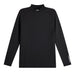 front of J.Lindeberg Ello Brushed Top Golf Base Layer in black