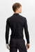 back of model wearing J.Lindeberg Ello Brushed Top Golf Base Layer in black