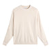 J.Lindeberg Kenny Windbreaker Knit Golf Sweatshirt in cream