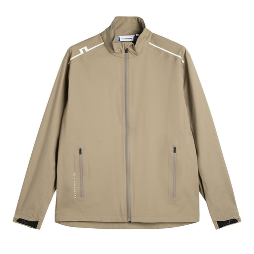 beige J.Lindeberg Shay Rain Waterproof Golf Jacket