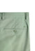J.Lindeberg Mitch Golf Shorts in hedge green, close up of metal tag JL logo and back pocket