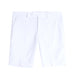 J.Lindeberg Mitch Golf Shorts in white showing the front of the shorts including button and zip