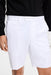 J.Lindeberg Mitch Golf Shorts in white on model showing front