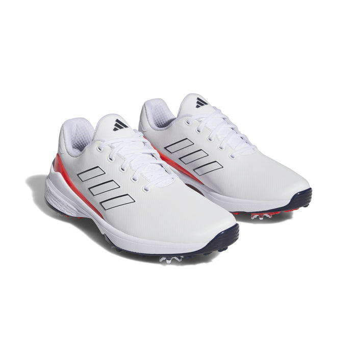New adidas ZG23 Mens Golf Shoes Colour - Cloud White/Collegiate Navy/Bright Red  Code - IE2131