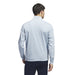 adidas elevated 1/4 zip mens golf sweatshirt in wonder blue