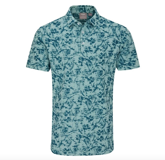 Ping Diego Foliage Jacquard Men's Golf Polo Shirt