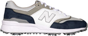  New Balance Men's 997 SL Spiked Golf Shoes - White/Navy