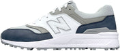  New Balance Men's 997 SL Spikeless Golf Shoes - White/Navy