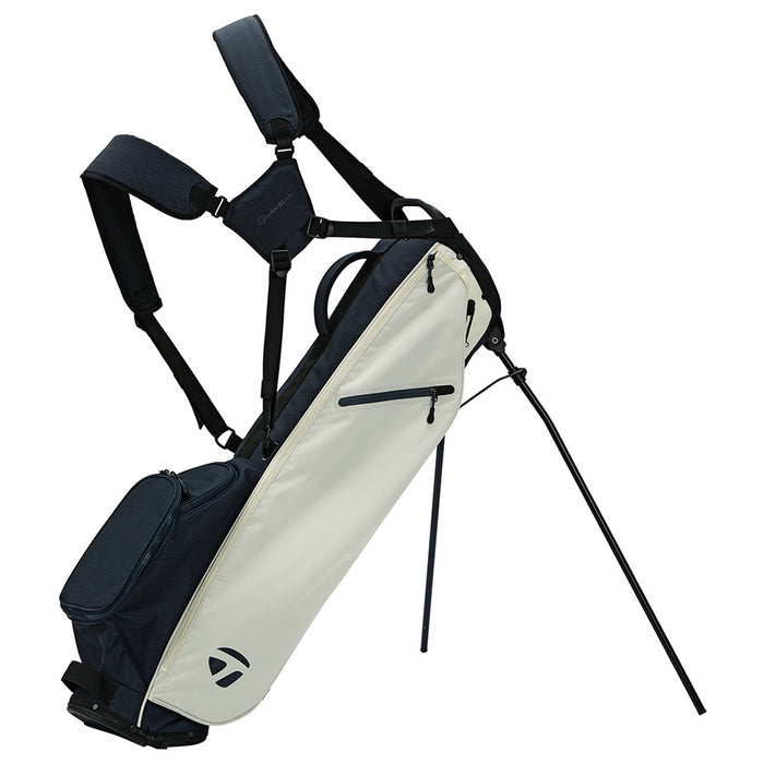 TaylorMade FlexTech Golf Stand Bag 2024 - Ivory/Dark Navy