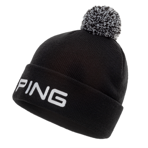 PING Classic Bobble Golf Hat in black