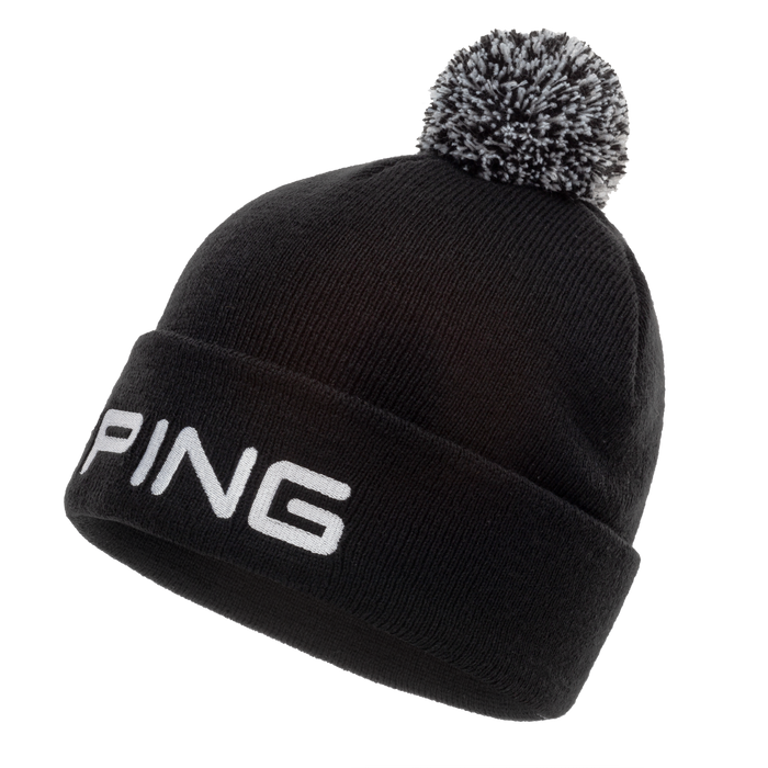 PING Classic Bobble Golf Hat in black