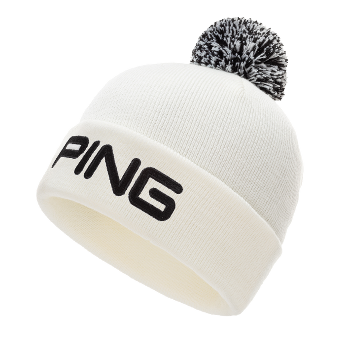 PING Classic Bobble Golf Hat in white