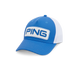 Ping Tour Classic Golf Hat, front view of of blue and white