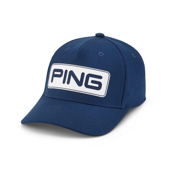 Ping Tour Classic Golf Hat, front view of navy