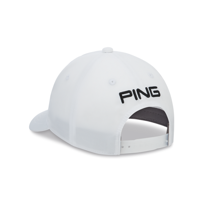 PING Ball Marker Men's Golf Hat in white back view