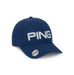 PING Ball Marker Men's Golf Hat in navy front view