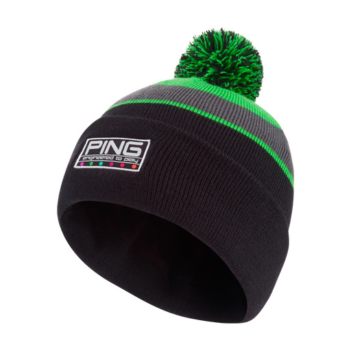 PING Colour Code Bobble Golf Hat in black multi