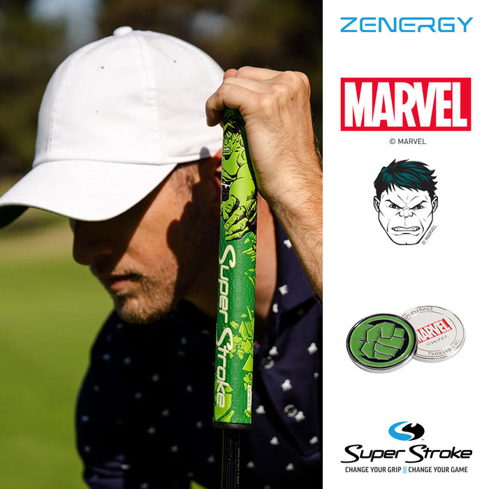 SuperStroke Zenergy Tour 2.0 Putter Grip - Hulk Edition