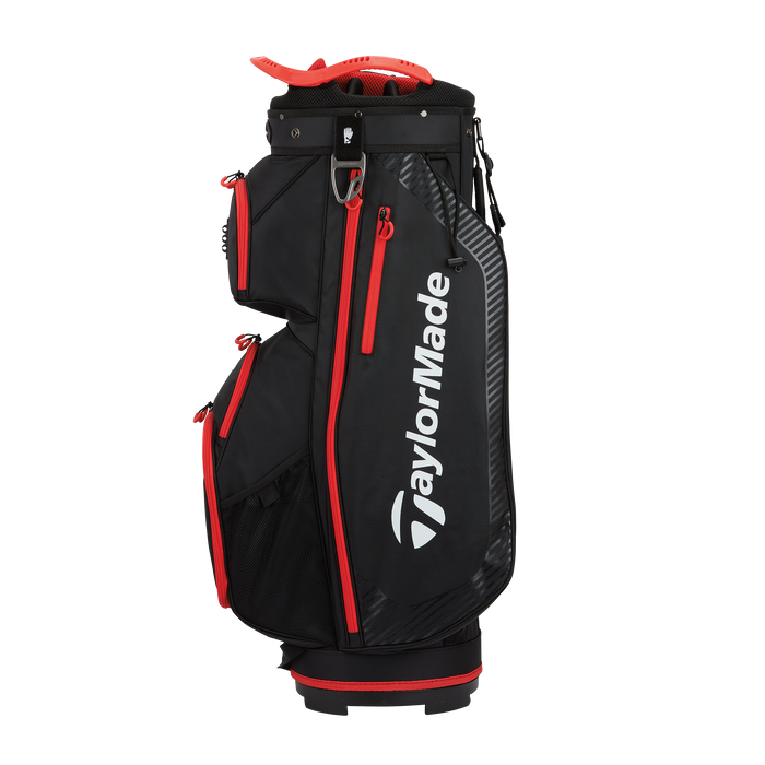 Taylormade pro cart golf bag black & red