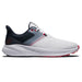 FootJoy Flex Spikeless Men's Golf Shoes - White/Navy/Red