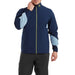 FootJoy HydroLite X Waterproof Golf Jacket - Navy/Slate/Primrose