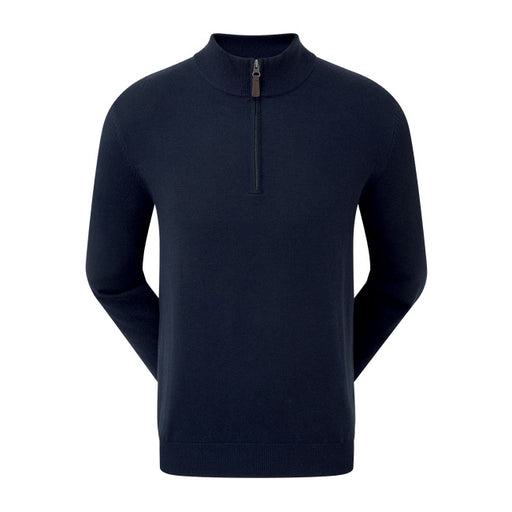 FootJoy Wool Blend Half-Zip Pullover - Navy