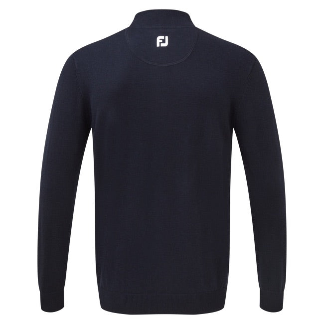 FootJoy Wool Blend Half-Zip Pullover - Navy