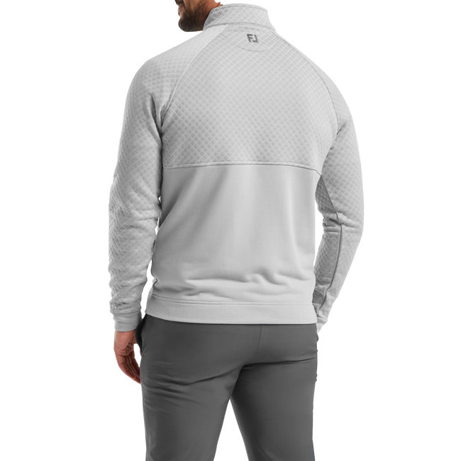 FootJoy Jacquard Thermal Chill Out Pullover - Grey