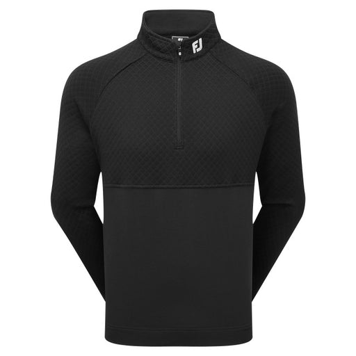 FootJoy Jacquard Thermal Chill Out Pullover - Black