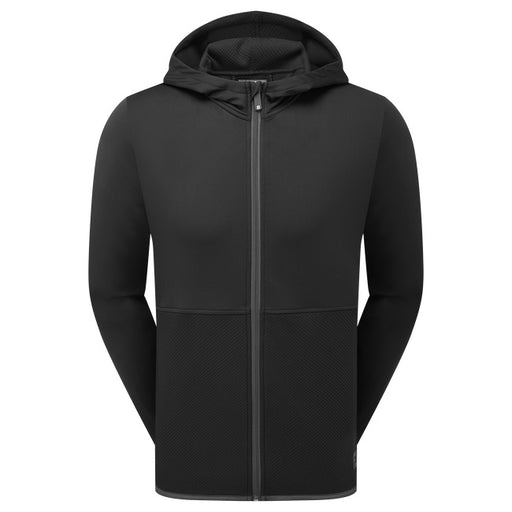 FootJoy ThermoSeries Full Zip Golf Hoodie - Black