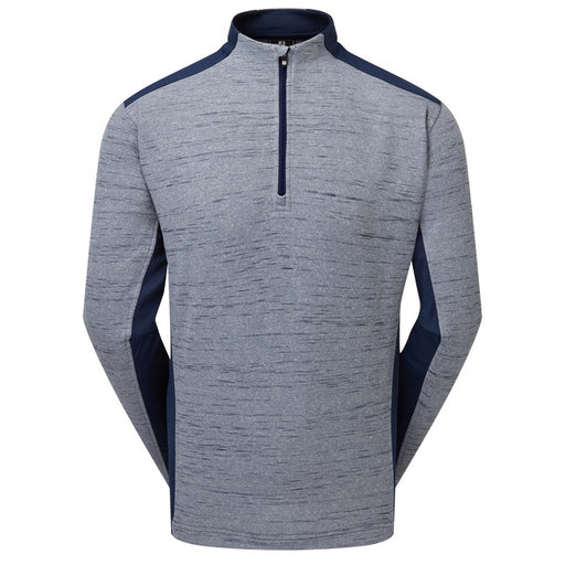 FootJoy Space Dye Thermal Chill Out Golf Pullover - Navy